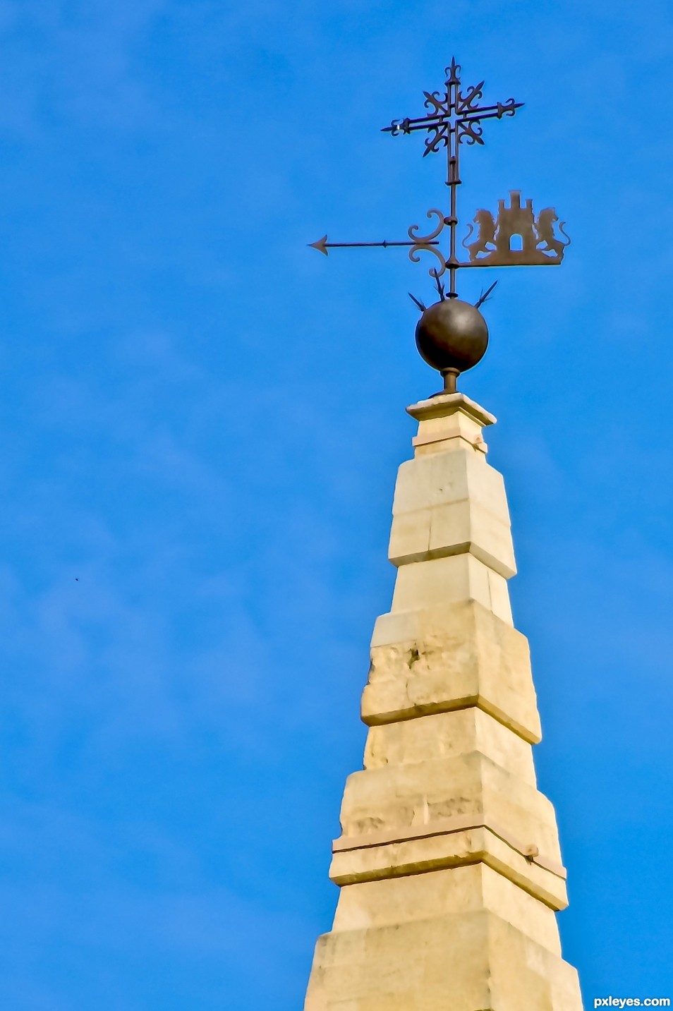 On a Church steeple