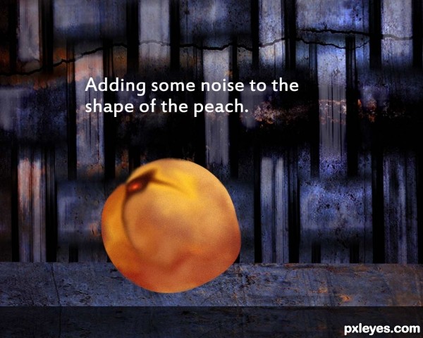 Creation of Still Life With Peaches: Step 11