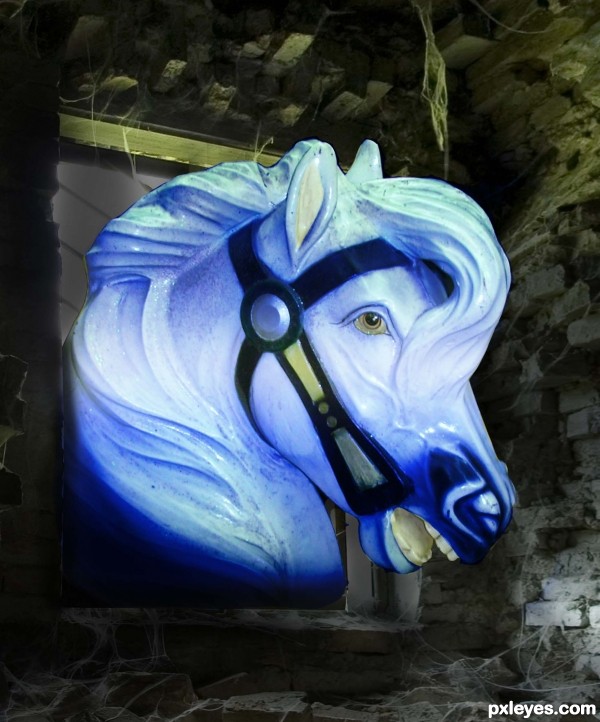 Creation of White Horse Rampant: Step 3