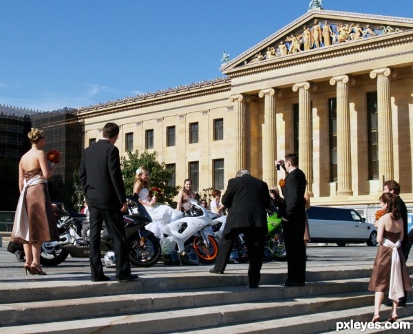 Bride on a Bike