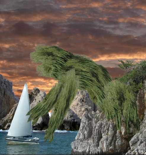 Creation of Tree Creature: Step 6