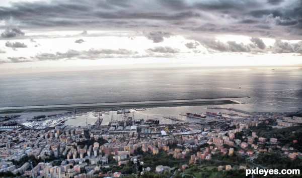 airport Genoa - italy