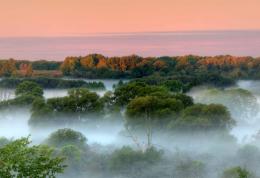 Misty Valley in Southern Ontario