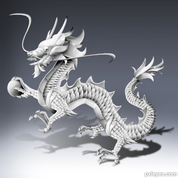 Chinese Dragon photoshop picture)