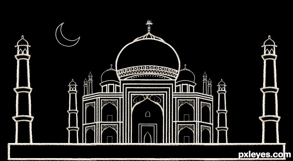 Creation of TAJ MAHAL: Final Result