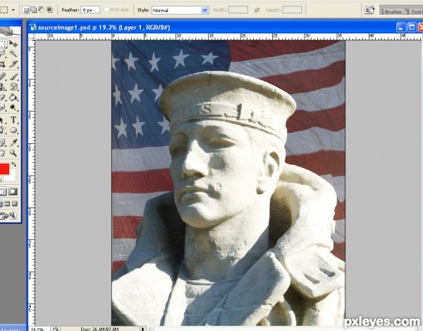 Creation of HMS soldier in USA: Step 7