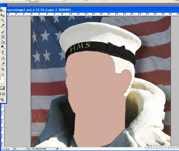 Creation of HMS soldier in USA: Step 4