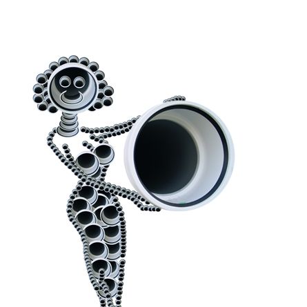 Creation of sales girl selling pipe: Step 5