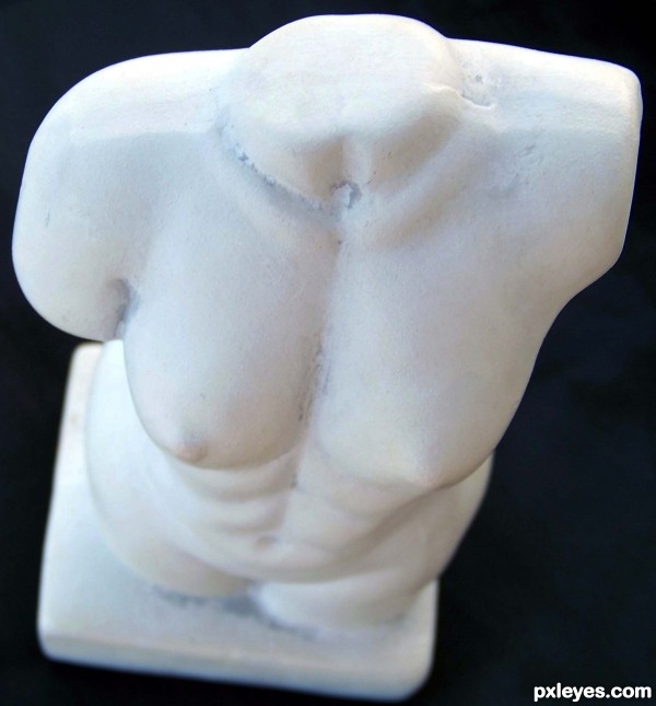 White statuette