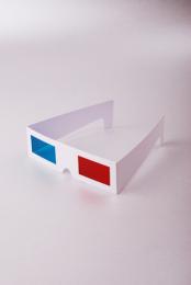 white 3D sunglasses