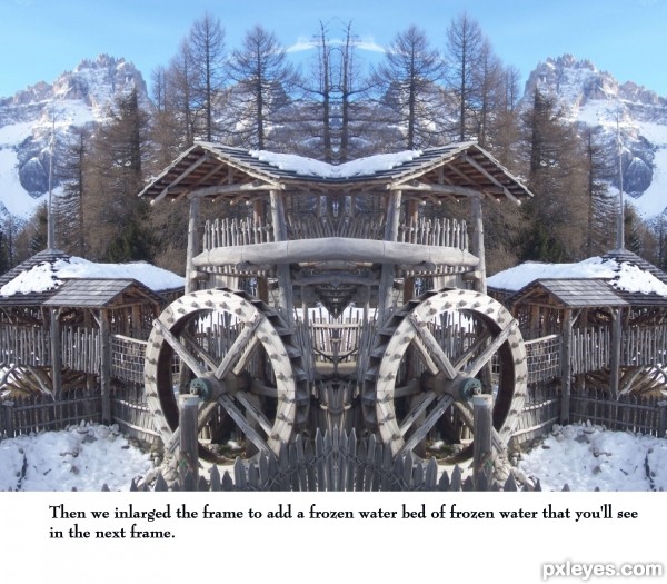 Creation of Flooded and Frozen Over: Step 3