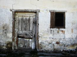 Old door and window