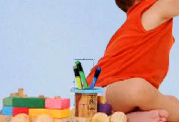 Creation of baby` sky: Step 4