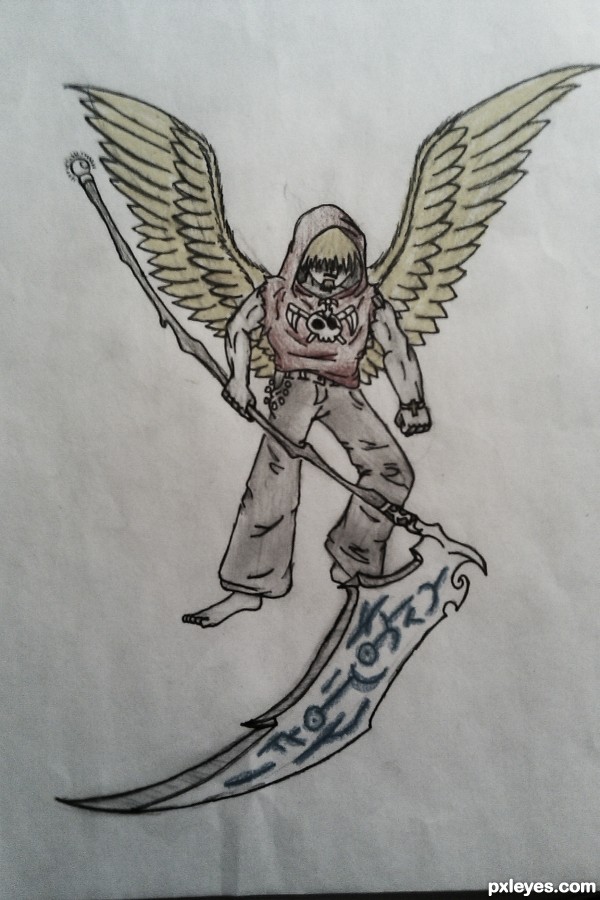 angel of death picture for wings drawing contest Pxleyescom