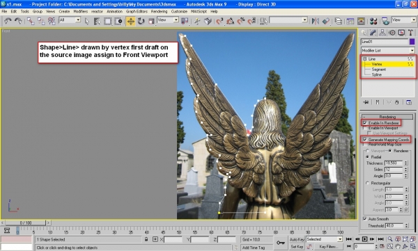 Creation of Meeting an Angel: Step 4