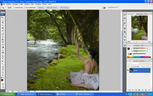 Creation of Golden Feather: Step 3