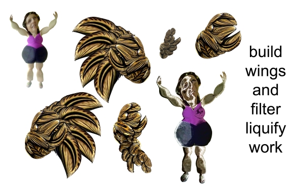 Creation of Juno Frigg Freya Angel: Step 4