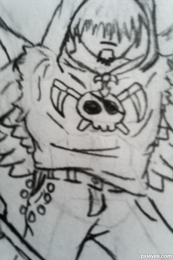 Creation of angel of death: Step 3