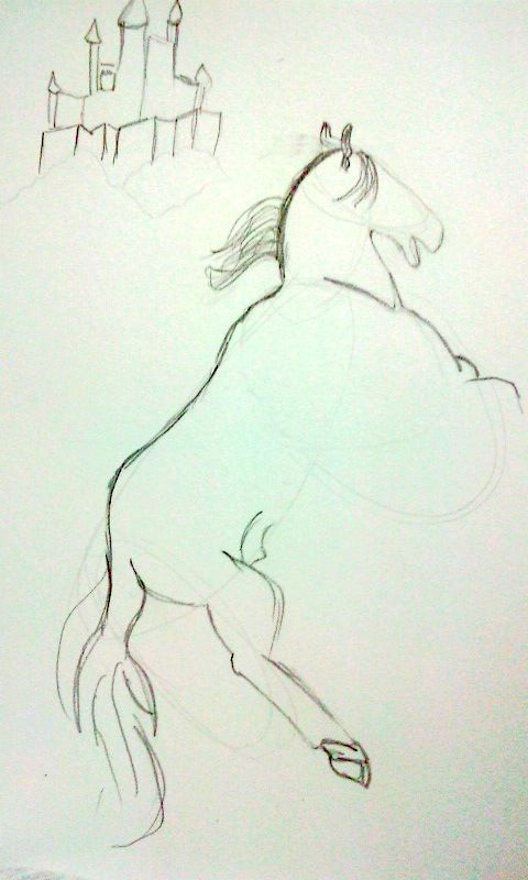 Creation of Pegasus in mysterious land : Step 2