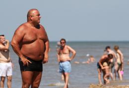 man on beach