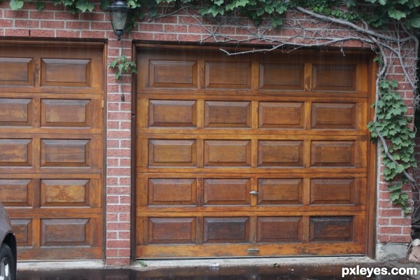 Rare Redwood Garage Doors