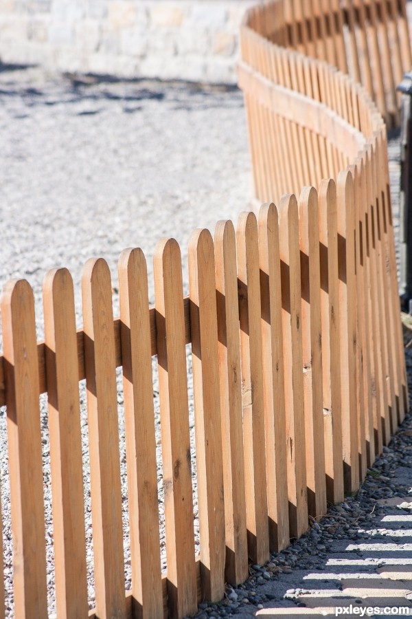 wooden fence