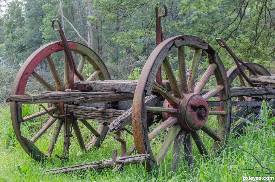 Wooden wagon