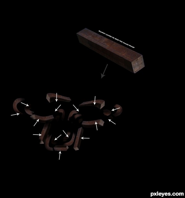 Creation of Hang man hanging there...: Step 2