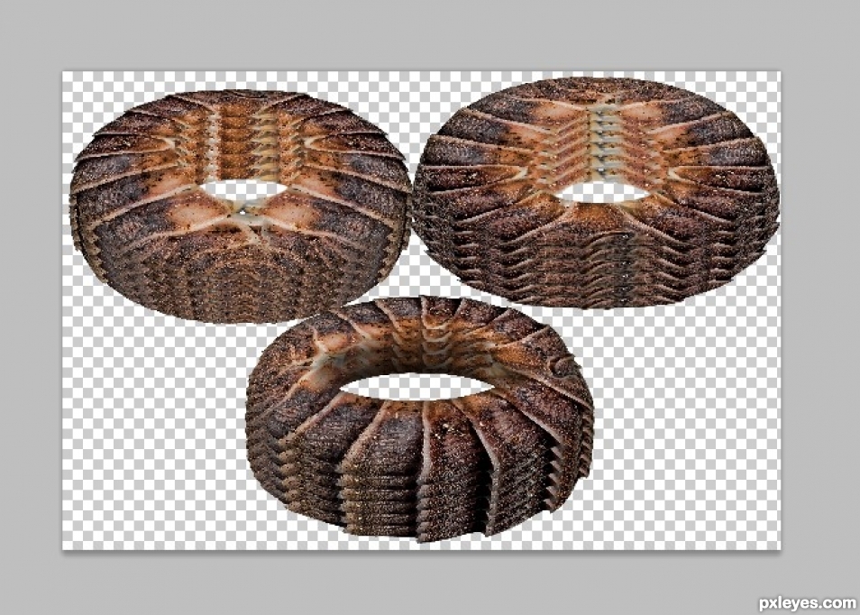 Creation of The Donuts They Serve in Hell: Step 12