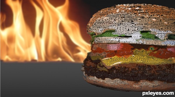 Creation of Cheeseburger: Step 7