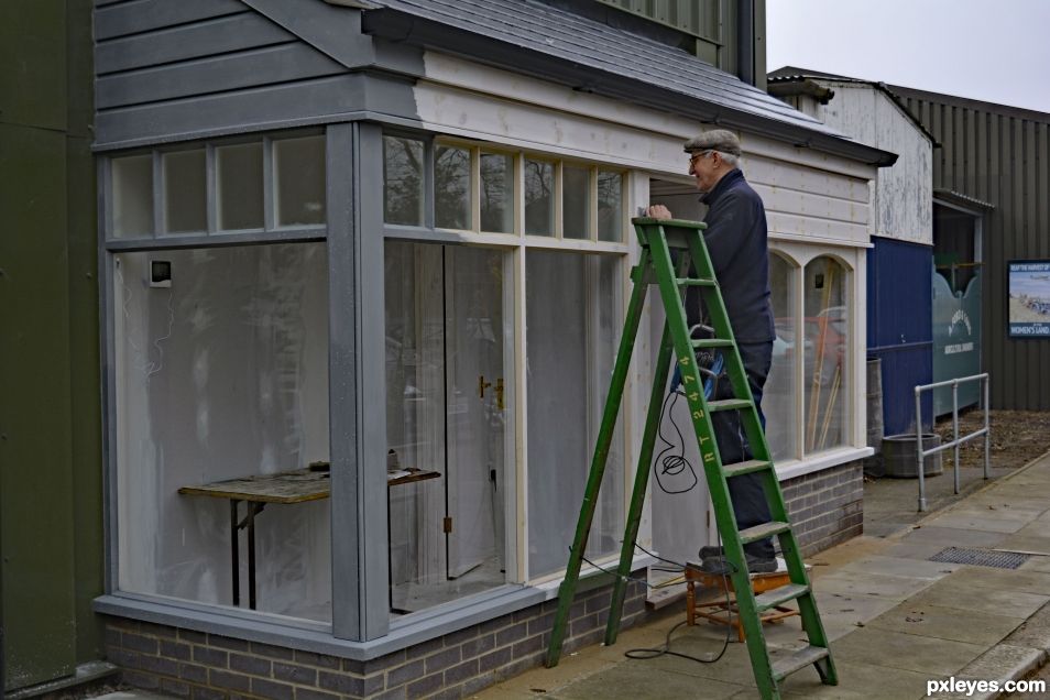 Painting The Shop