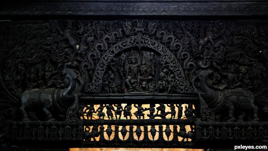 Belur Temple Carvings