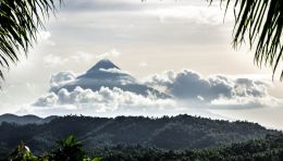 The Perfect cone Mayon Volcano in Albay Philippines