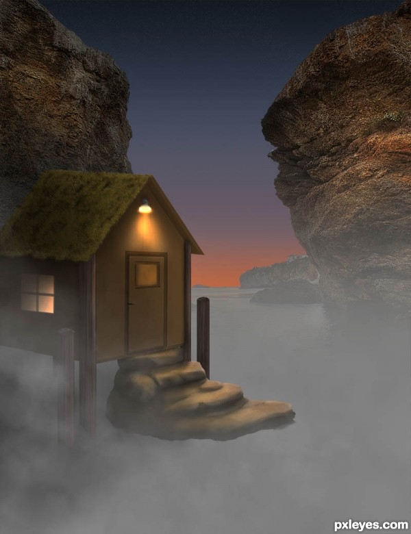 Creation of Foggy Morning: Step 14