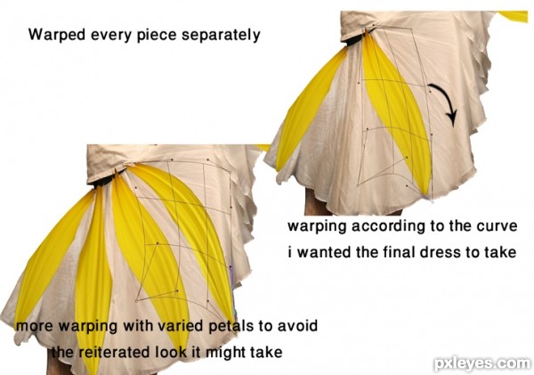 Creation of Princess of Petals: Step 2
