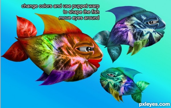 Creation of Fish Above Trees: Step 11