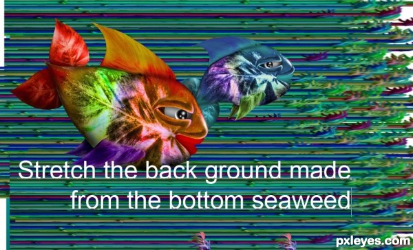 Creation of Fish Above Trees: Step 16
