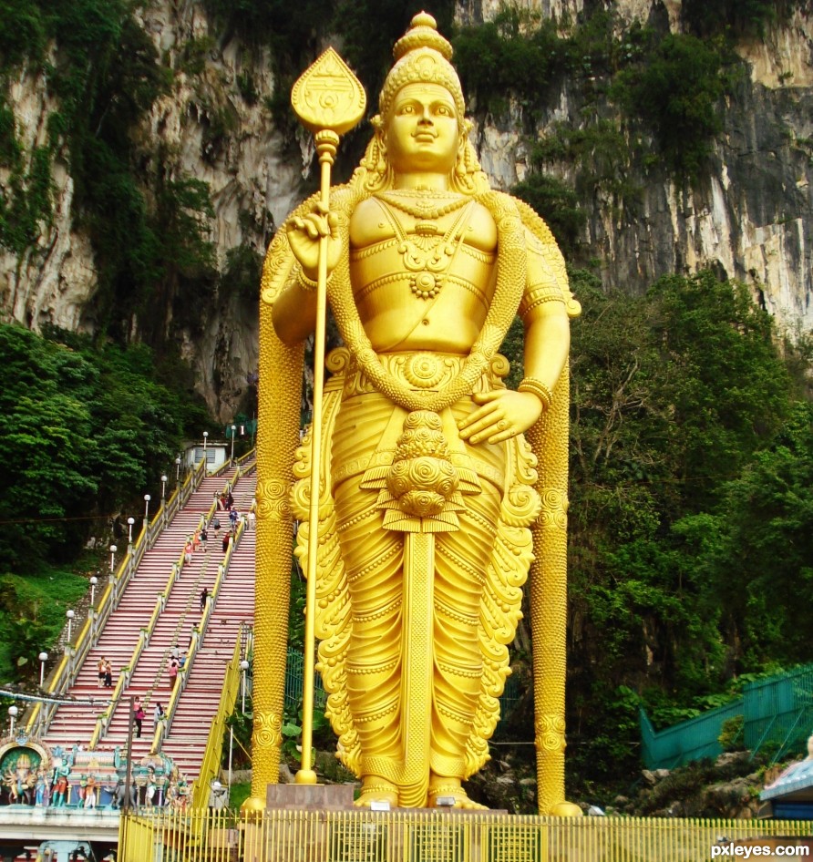 Lord Murugan of Batu Caves,  Kuala Lumpur