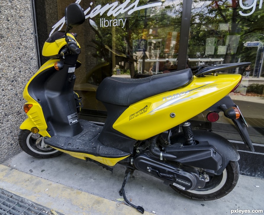 Yellow Scooter