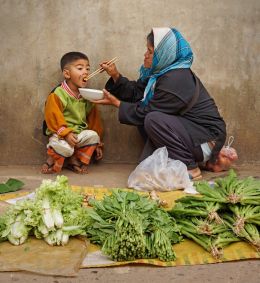 Lunchtime  with Granny