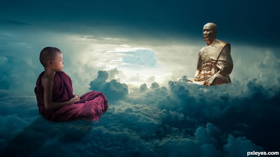 Creation of Amitabha: Step 3