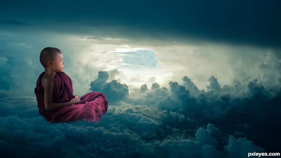 Creation of Amitabha: Step 1
