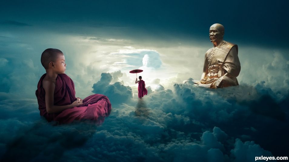Creation of Amitabha: Step 5
