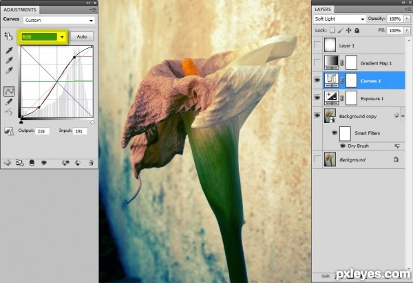 Creation of Dead lily: Step 7