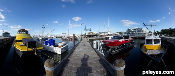 Surrounded by Boats
