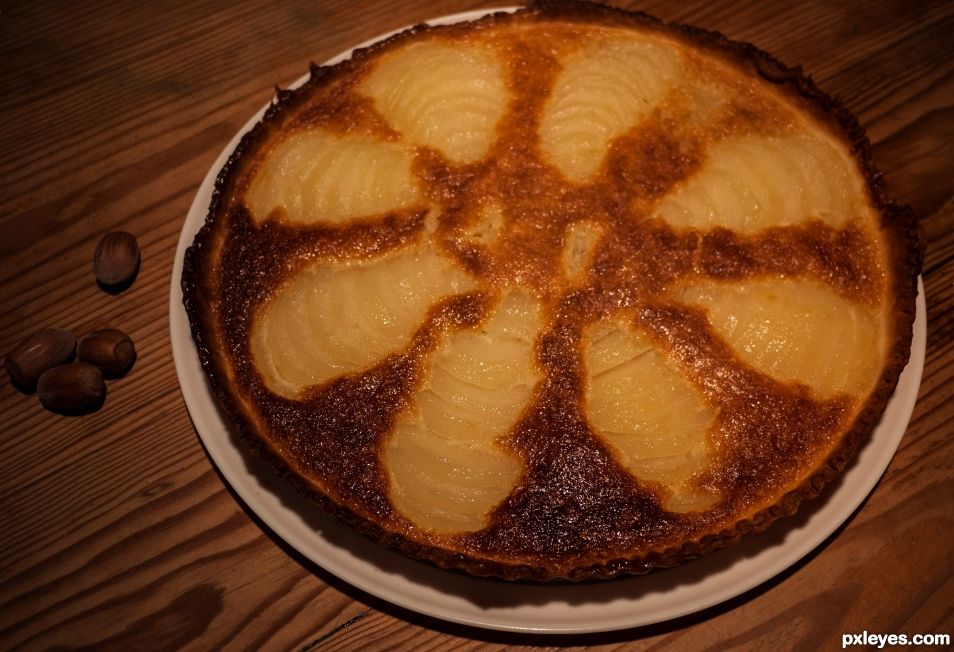 Bourdaloue tart (pears and almonds)