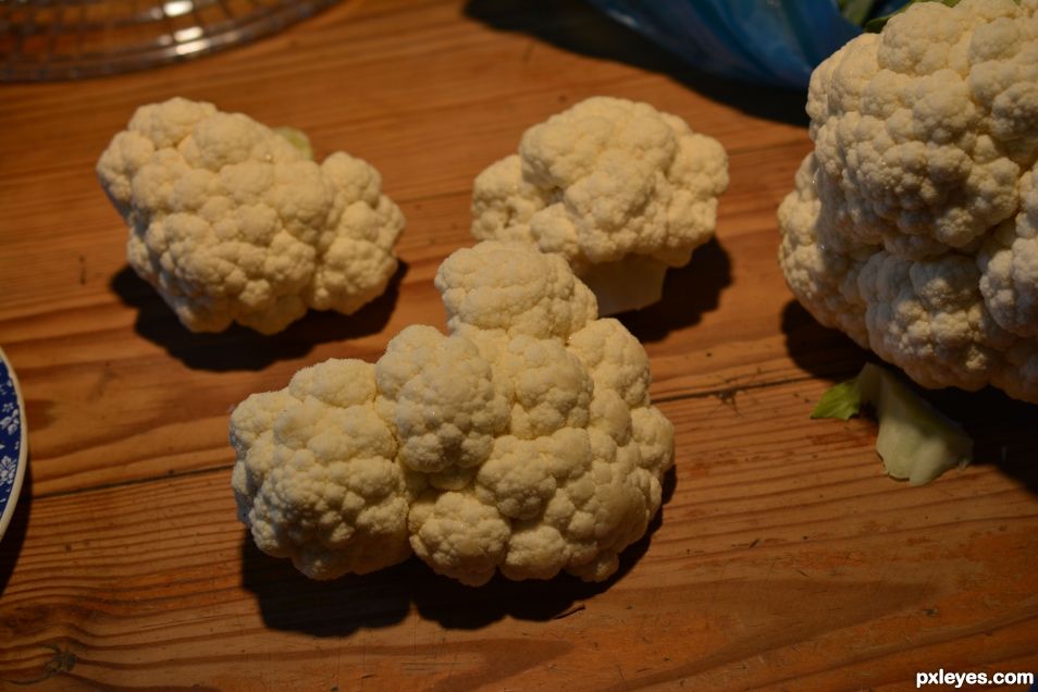 Creation of Creme Du Barry (Cauliflower Soup): Step 1