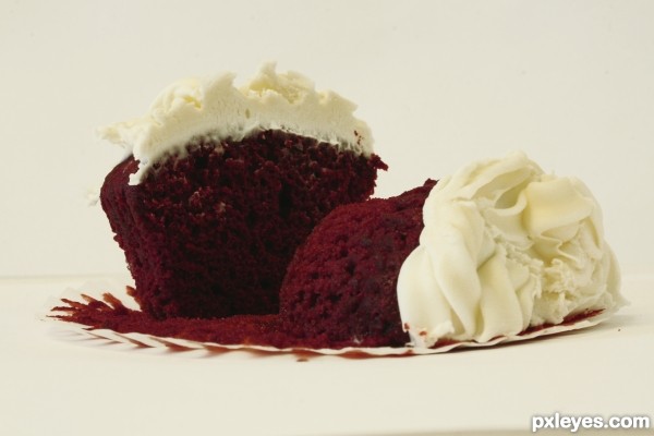 Home Made Red Velvet Cup Cake