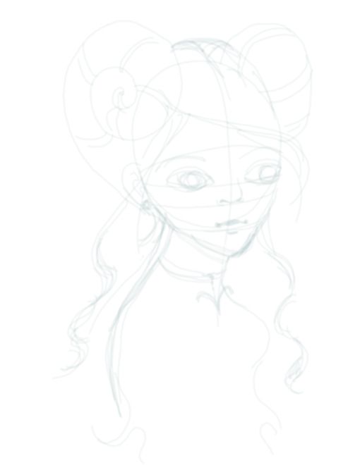 Creation of lady aries: Step 1