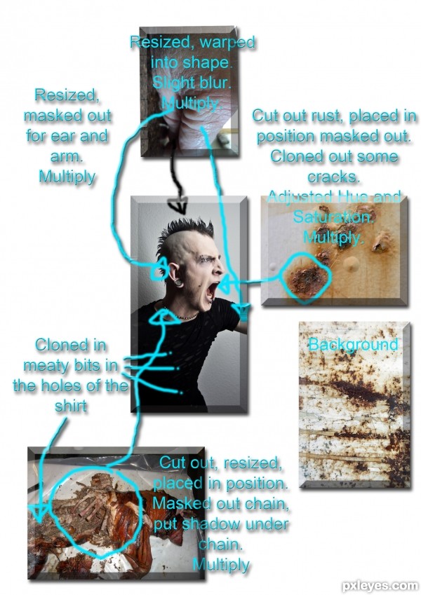 Creation of Zombie Scream: Step 1